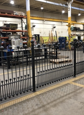 custom steel fencing